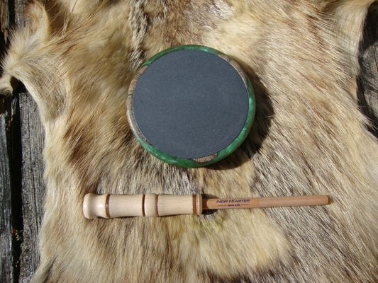 custom cholla cactus in green aluminite resin with slate surface