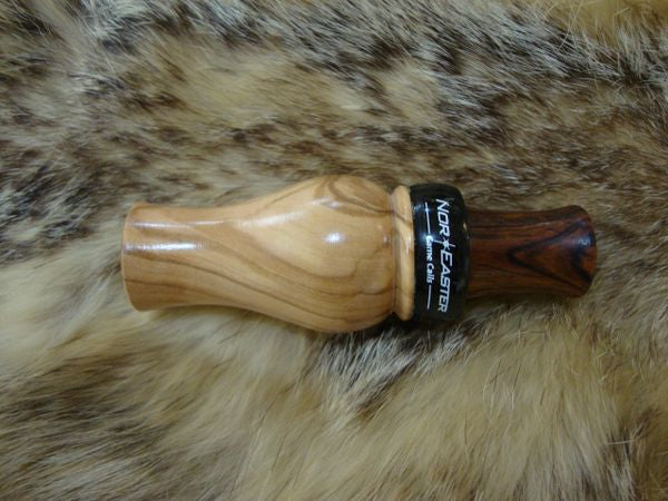 Custom Olive wood with African blackwood band and cocbolo wood single reed tone board