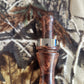 Honduran rose wood burl teal and wood duck call
