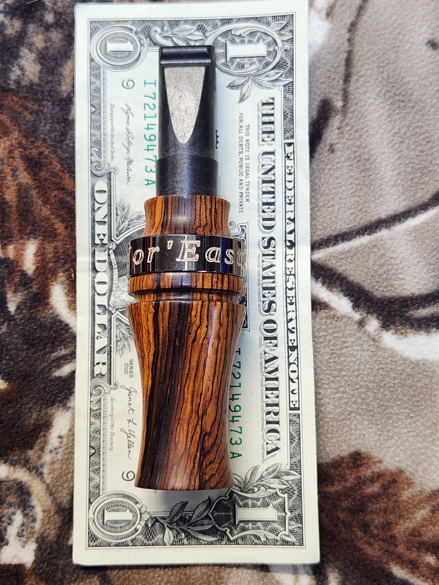 Cocobolo wood crow call