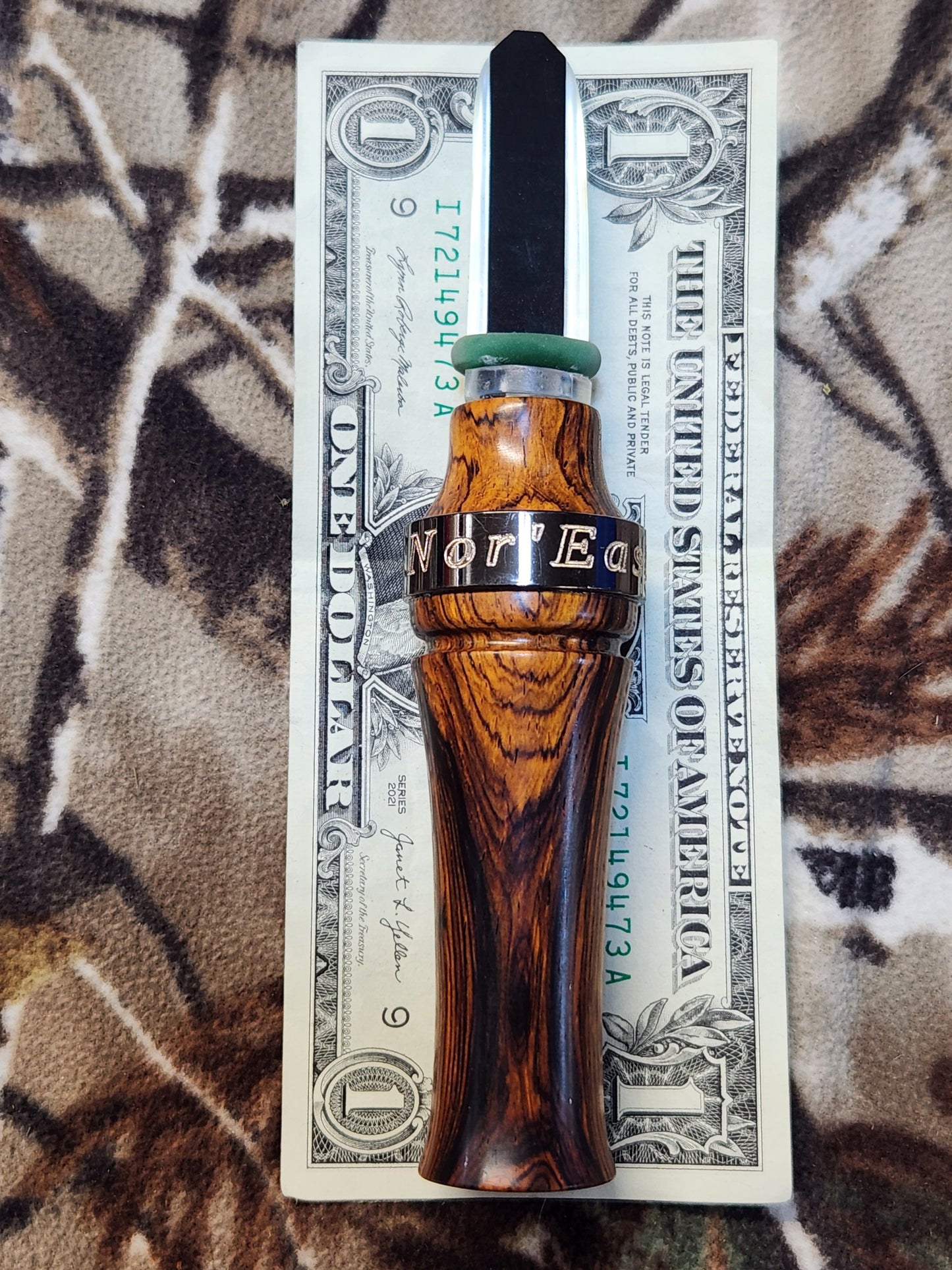 Cocobolo wood open reed coyote howler