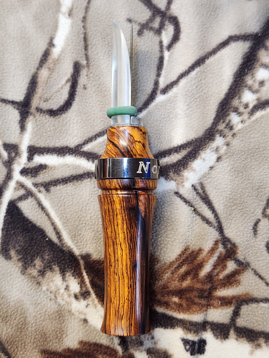 Cocobolo wood open reed coyote howler