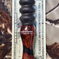 Blood wood burl with resin red squirrel call