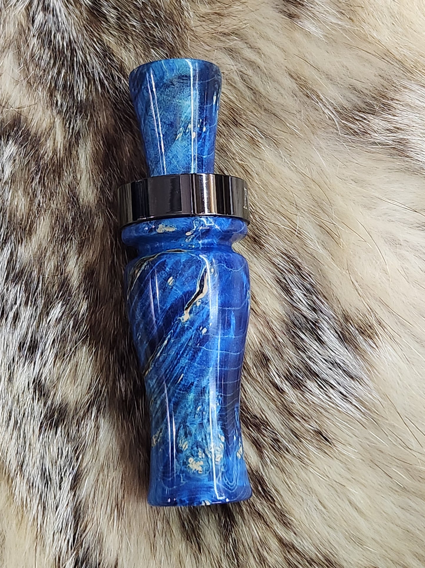 Stabilized and Dyed boxelder Wood duck & teal call