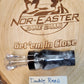 White and black acrylic double reed duck call