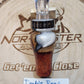Double reed Blood Wood burl in resin Duck call