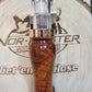 Blood wood burl short reed goose call