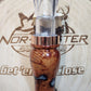 Blood wood burl in resin short reed goose call