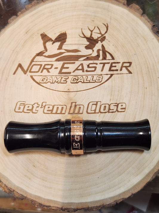 In the Dark solid Black short reed goose call