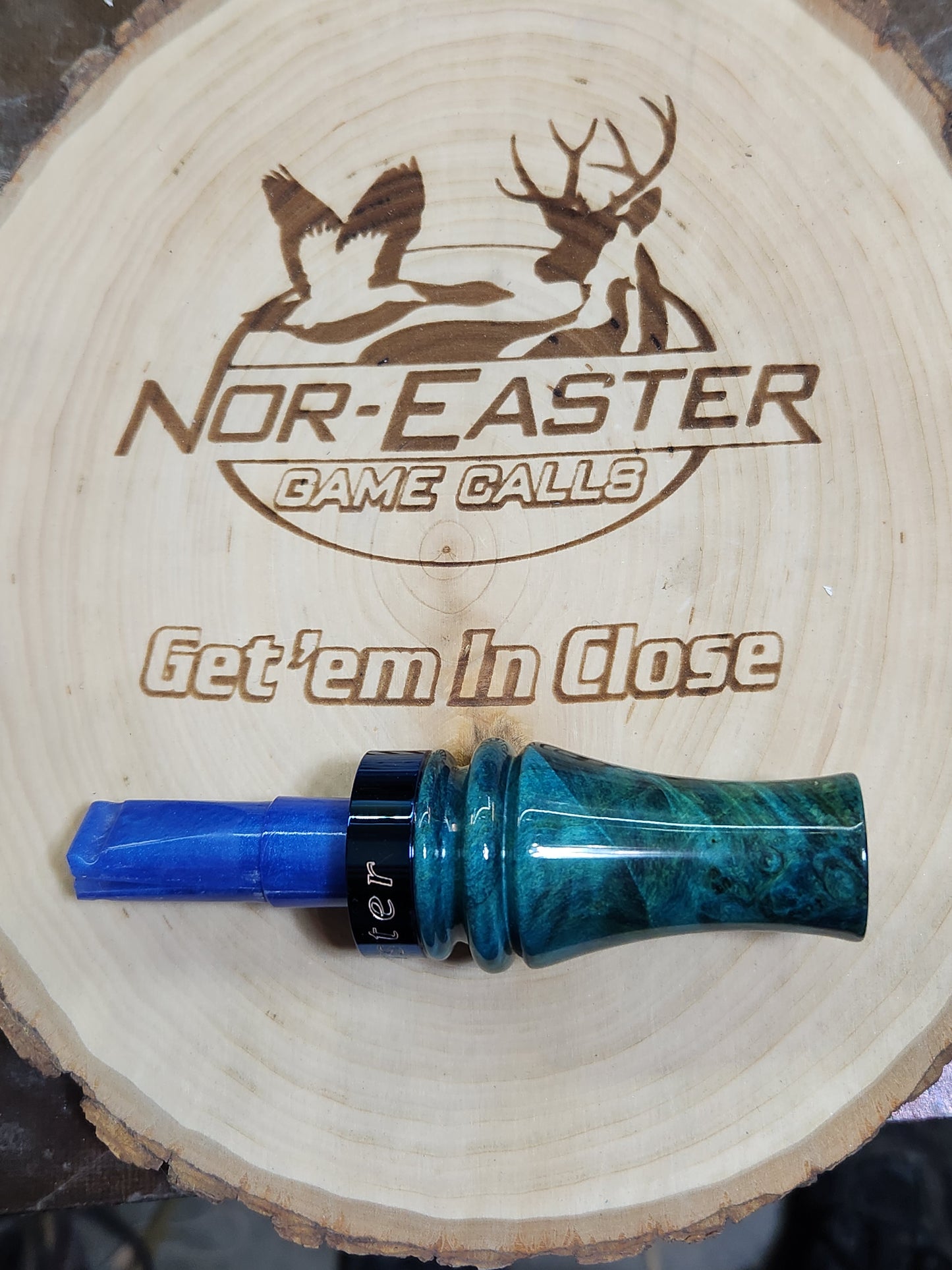 Maple burl Crow Call Locator call