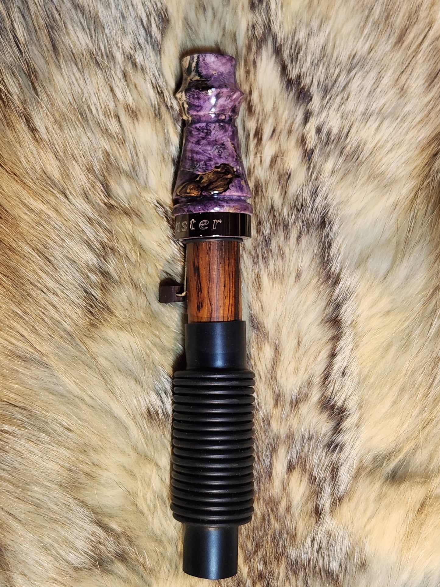 Boxelder burl adjustable deer grunt call