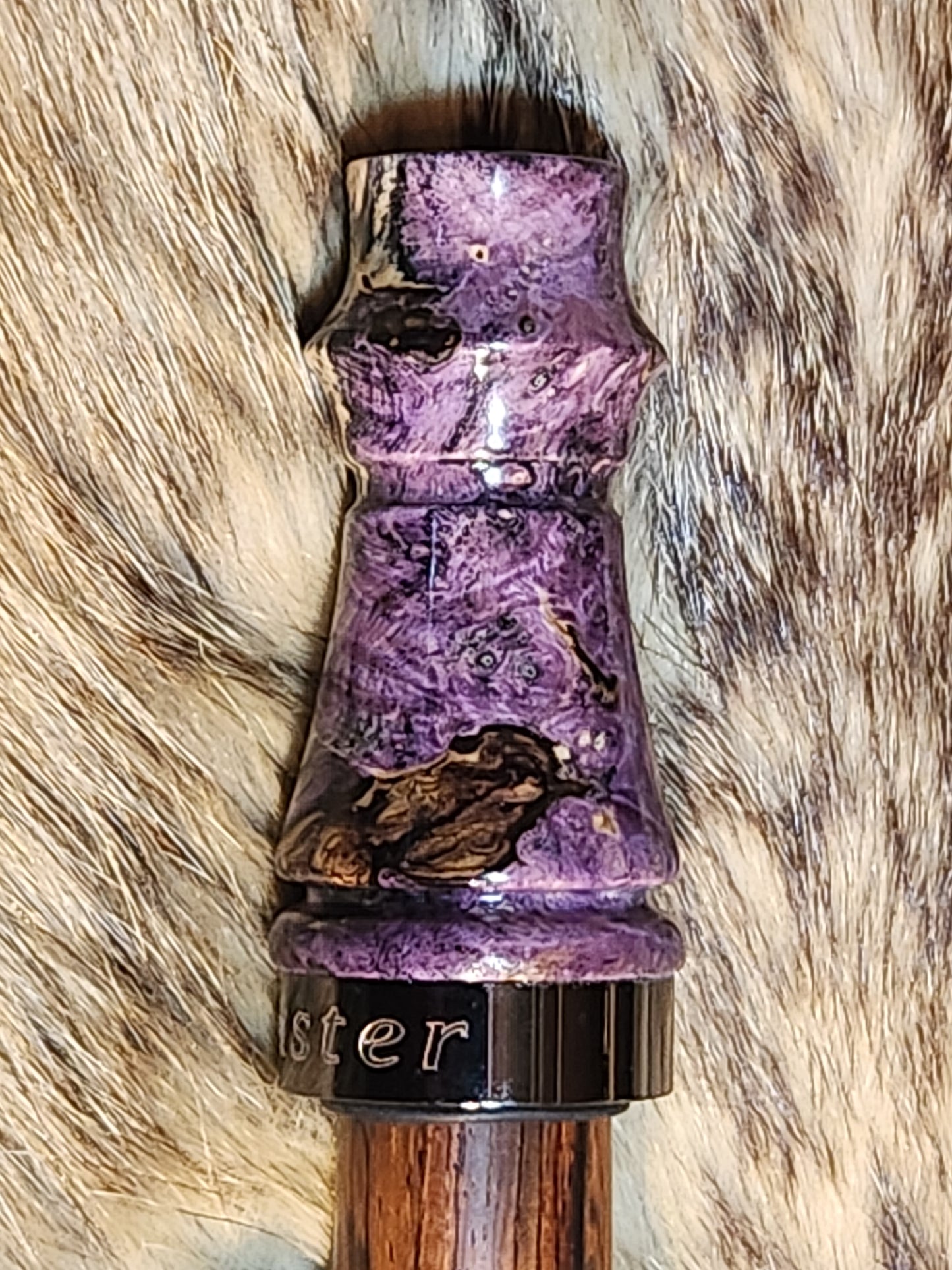 Boxelder burl adjustable deer grunt call