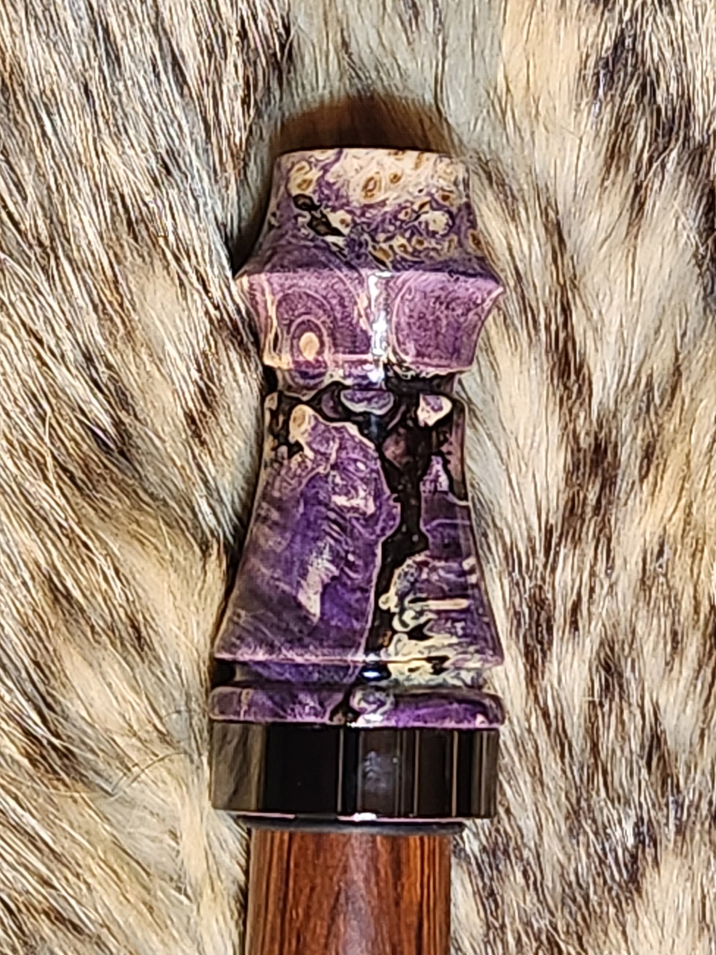 Boxelder burl adjustable deer grunt call