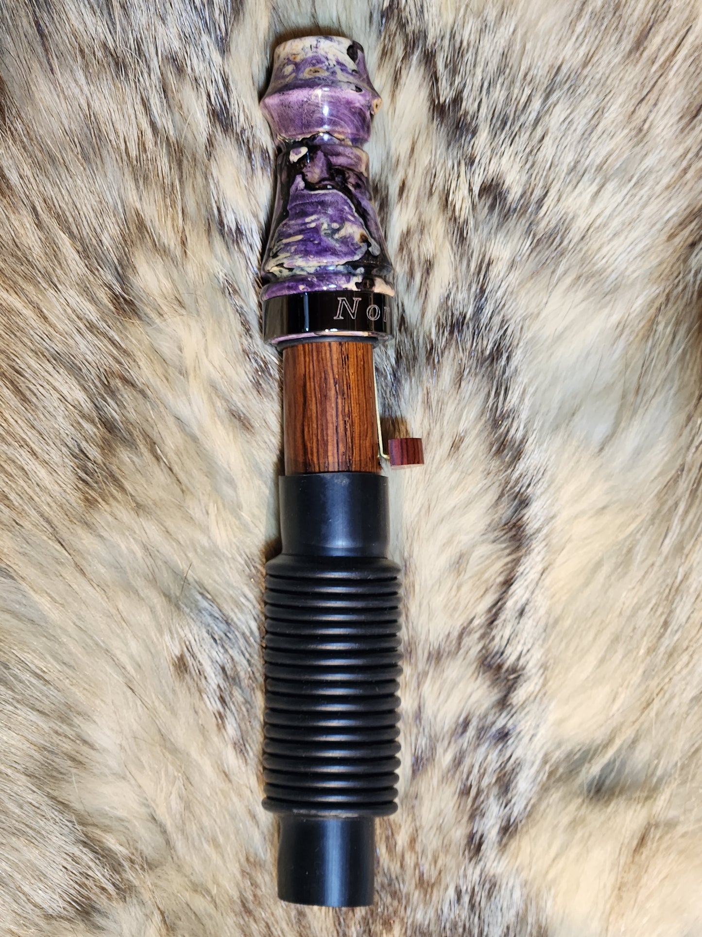 Boxelder burl adjustable deer grunt call