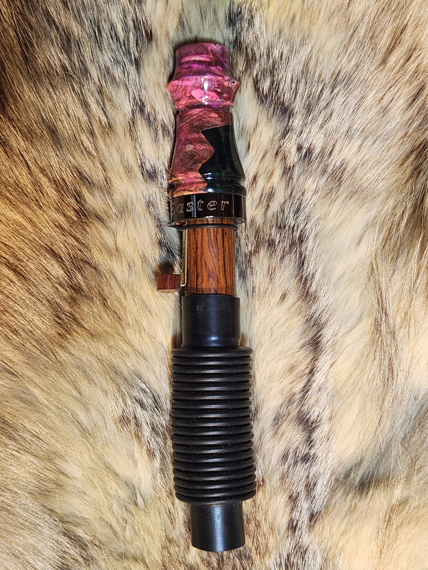 Boxelder burl wood adjustable deer grunt call