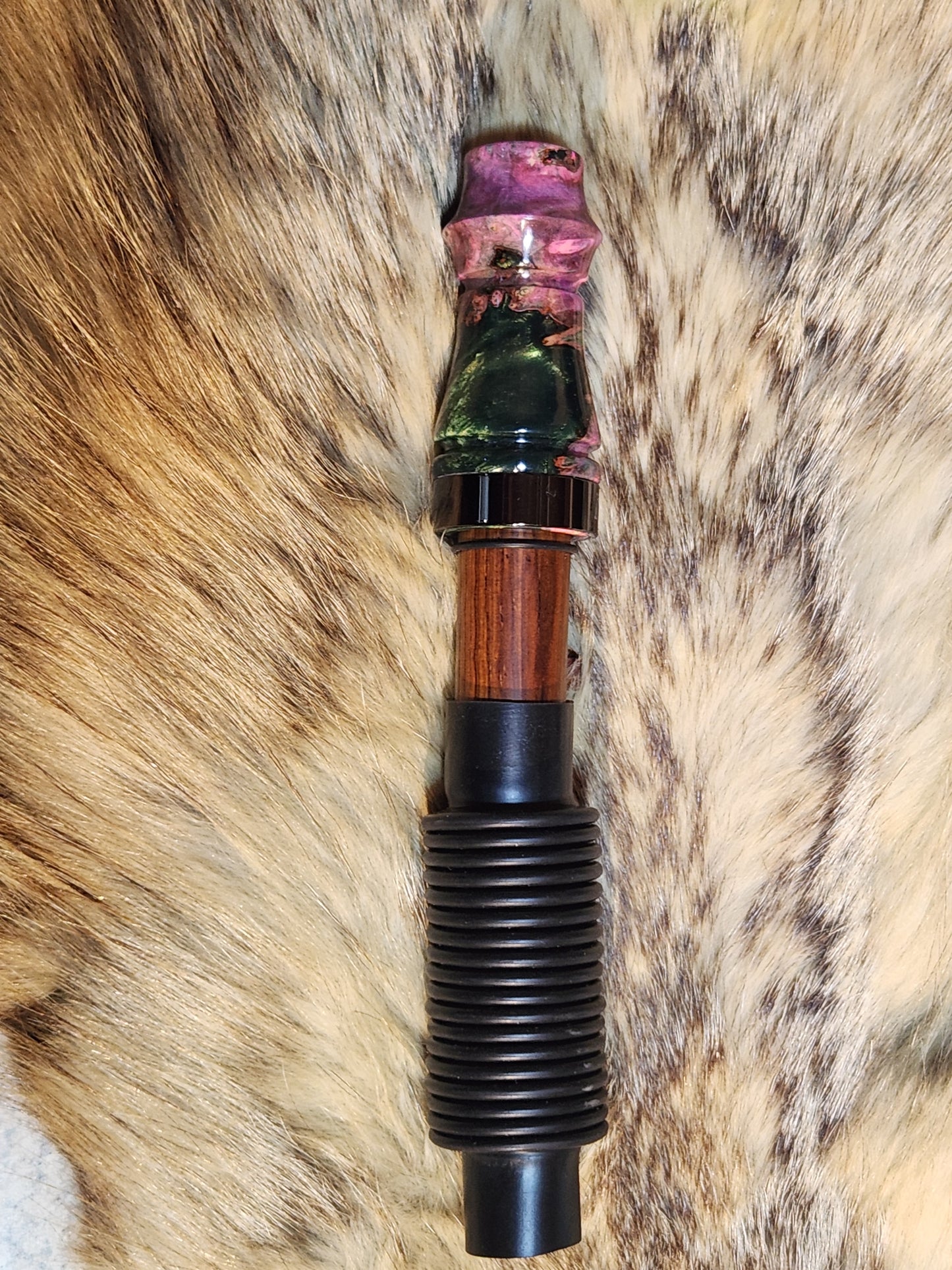 Boxelder burl wood adjustable deer grunt call