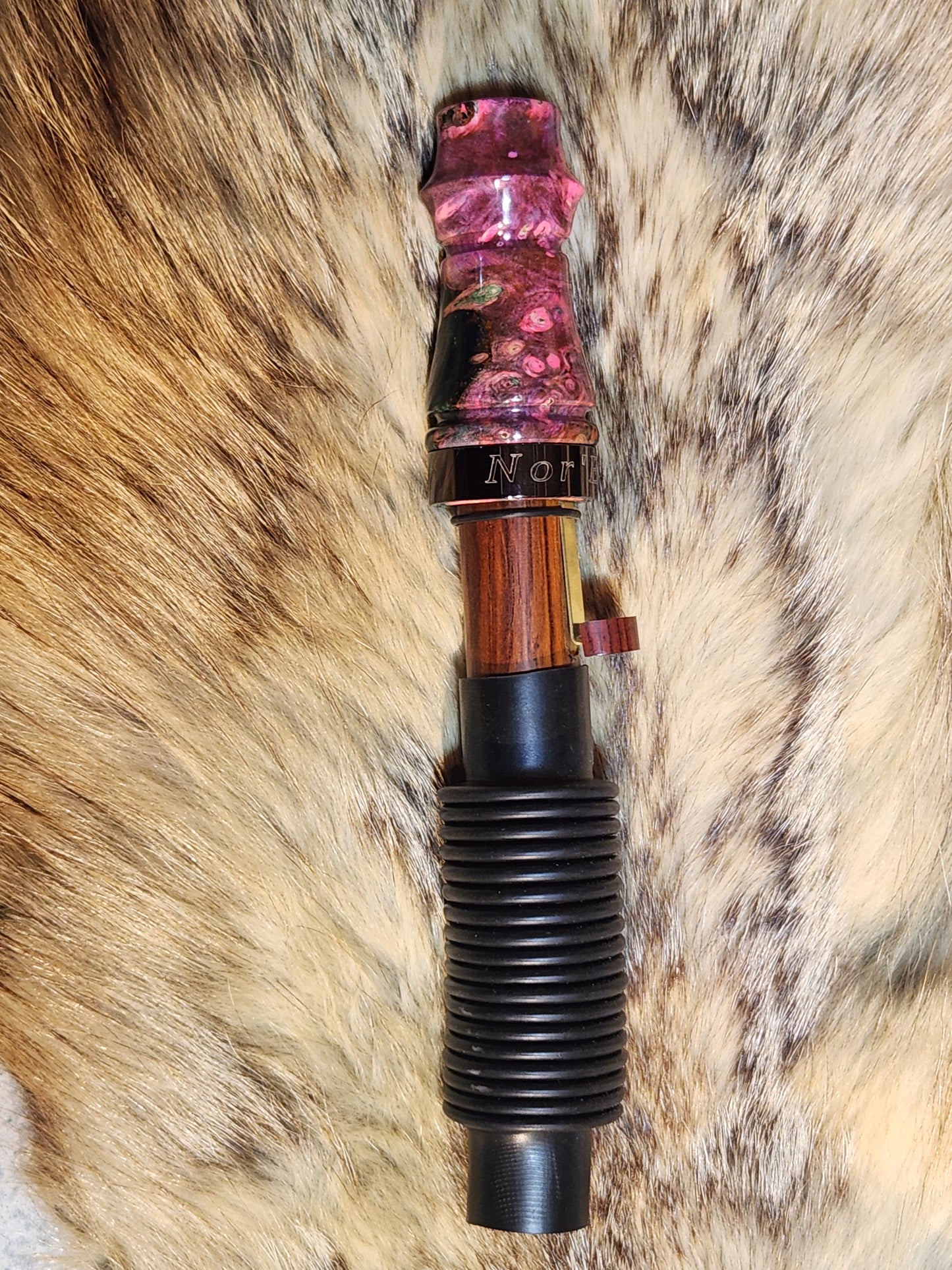 Boxelder burl wood adjustable deer grunt call