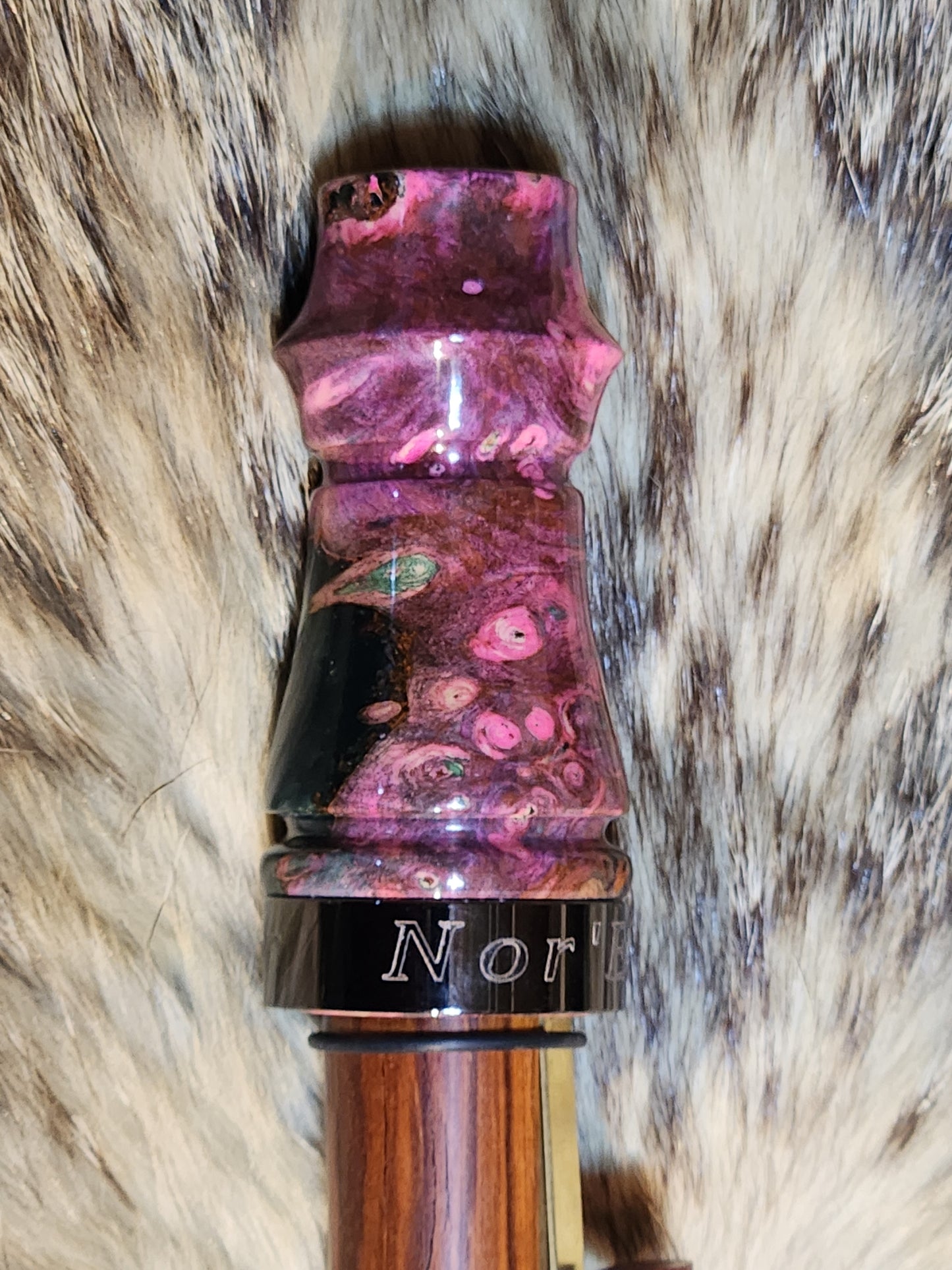 Boxelder burl wood adjustable deer grunt call