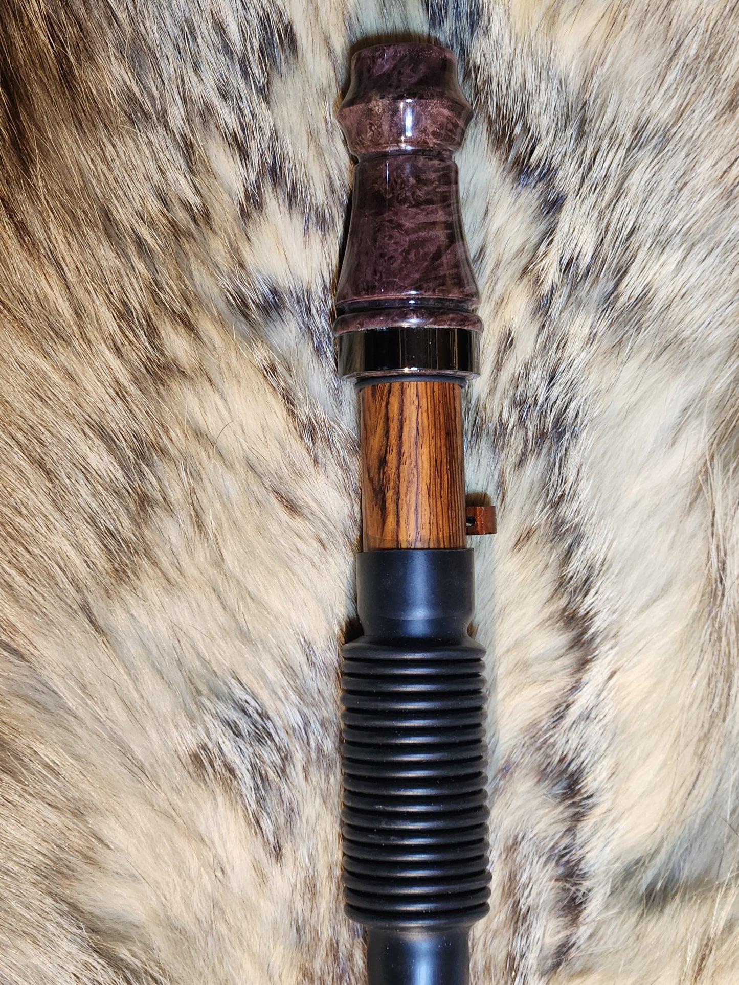 Maple burl wood adjustable deer grunt call