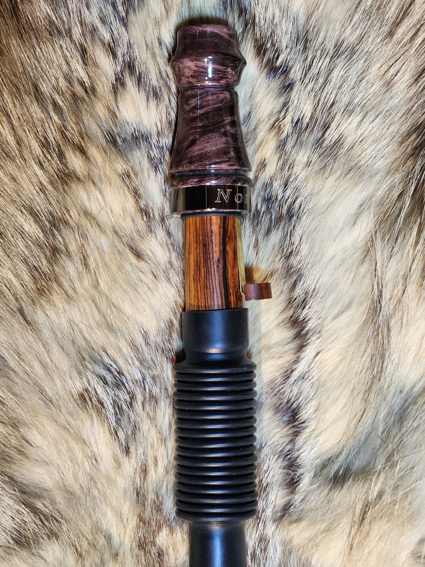 Maple burl wood adjustable deer grunt call