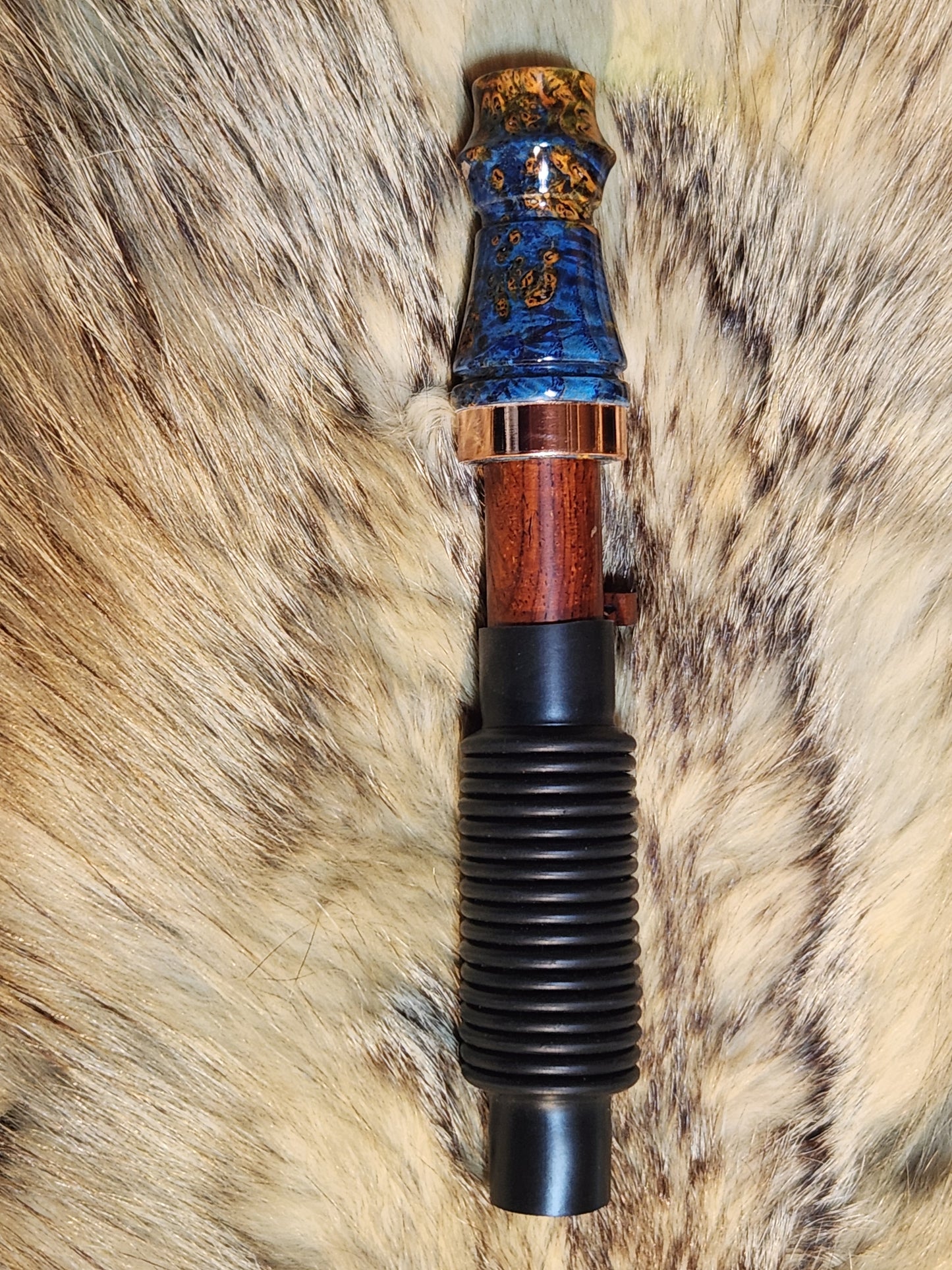 English chestnut burl wood adjustable deer grunt call