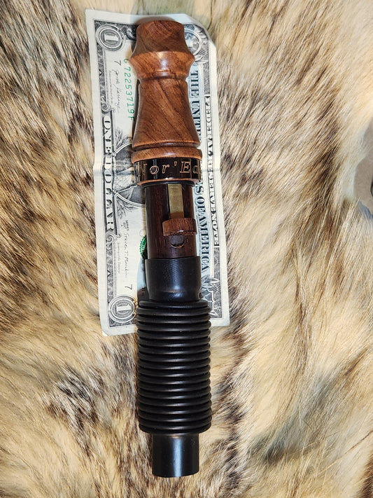 Amboyna burl wood adjustable deer grunt call