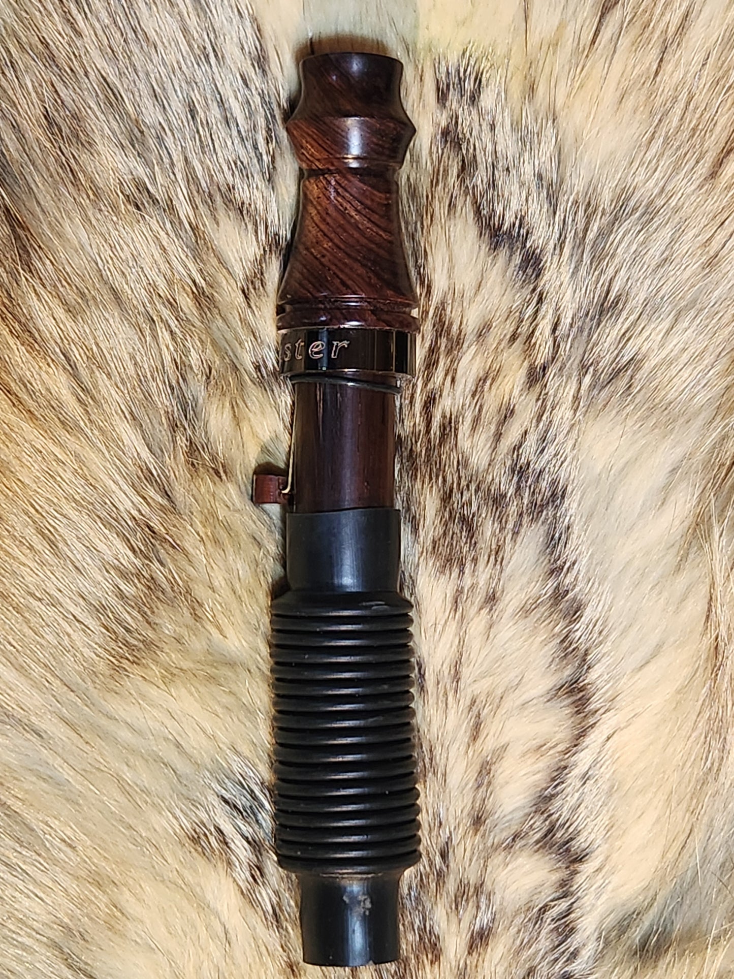 Honduran rose wood burl adjustable deer grunt call