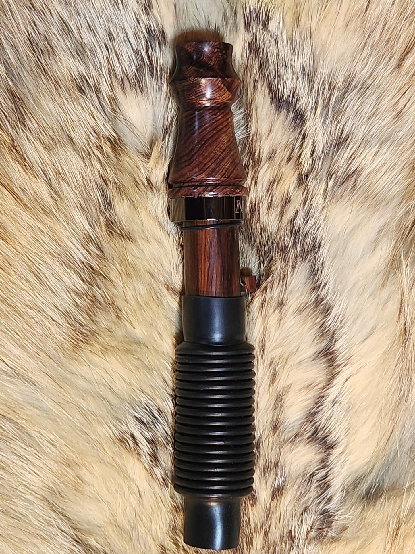 Honduran rose wood burl adjustable deer grunt call