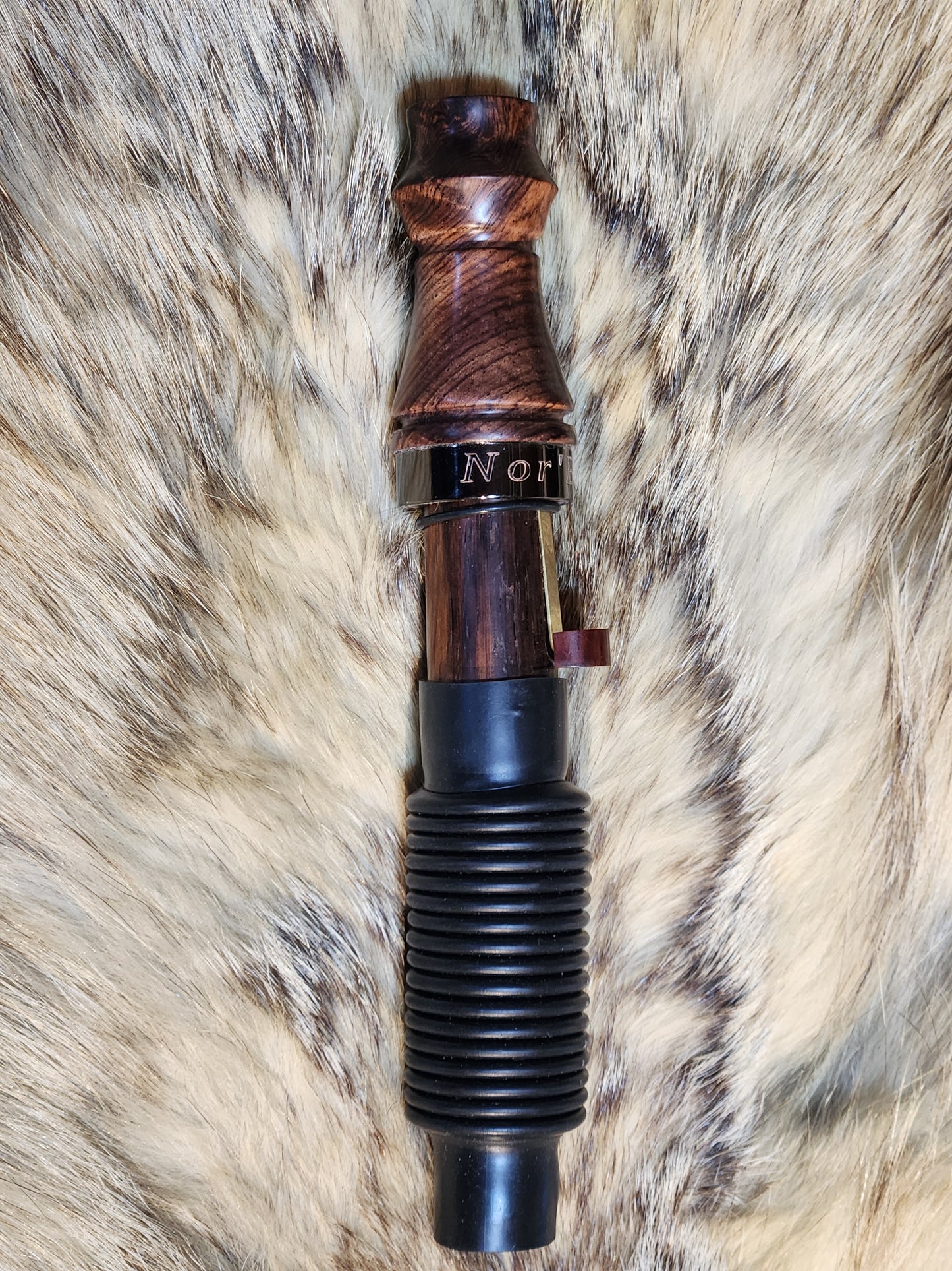 Honduran rose wood burl adjustable deer grunt call