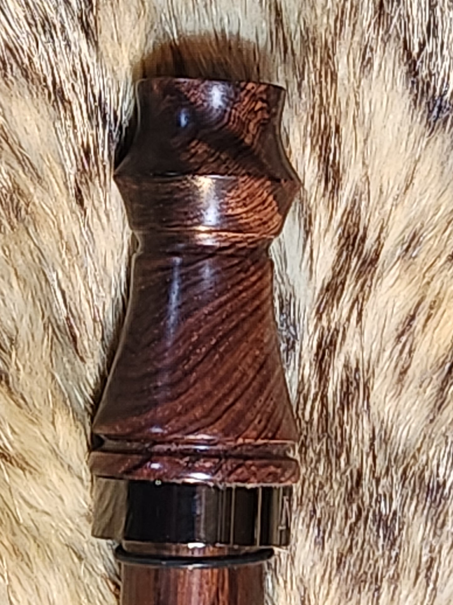 Honduran rose wood burl adjustable deer grunt call