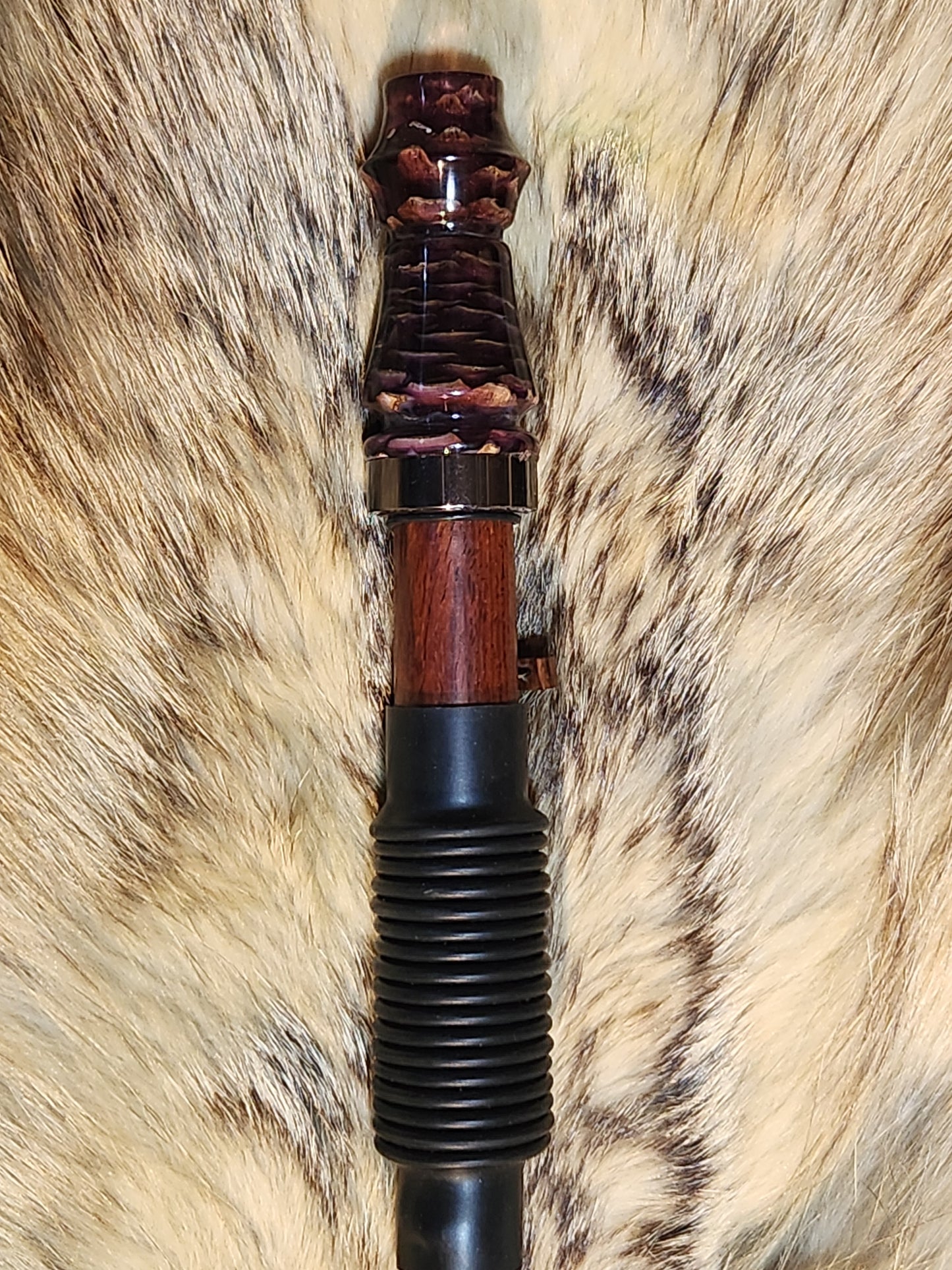 Pine cone in resin adjustable deer grunt call