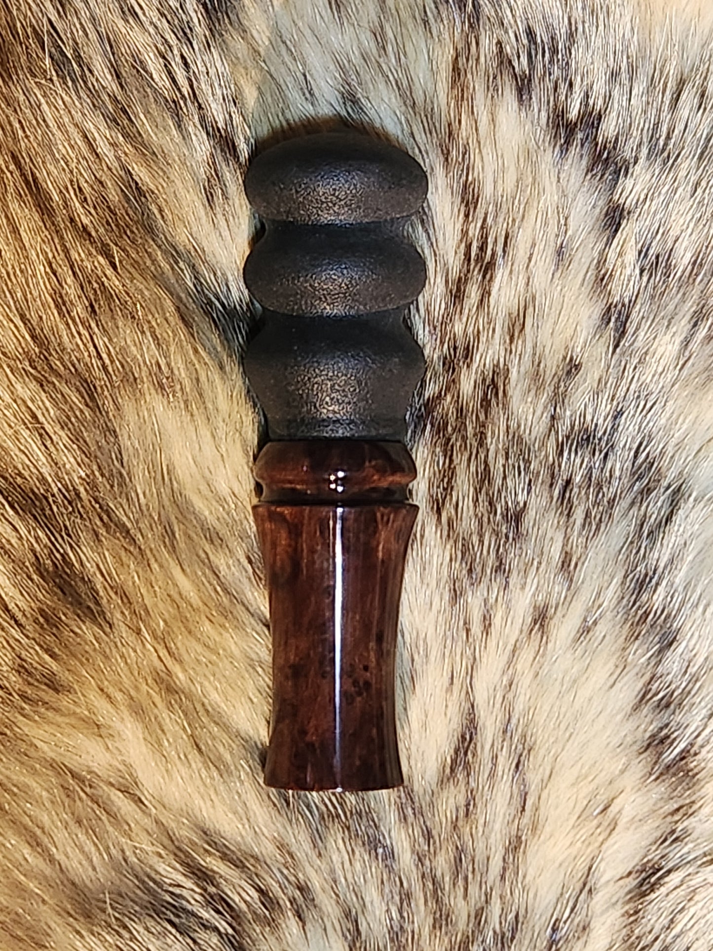 Redwood lace burl squirrel call