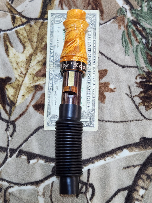 Boxelder burl adjustable deer grunt call