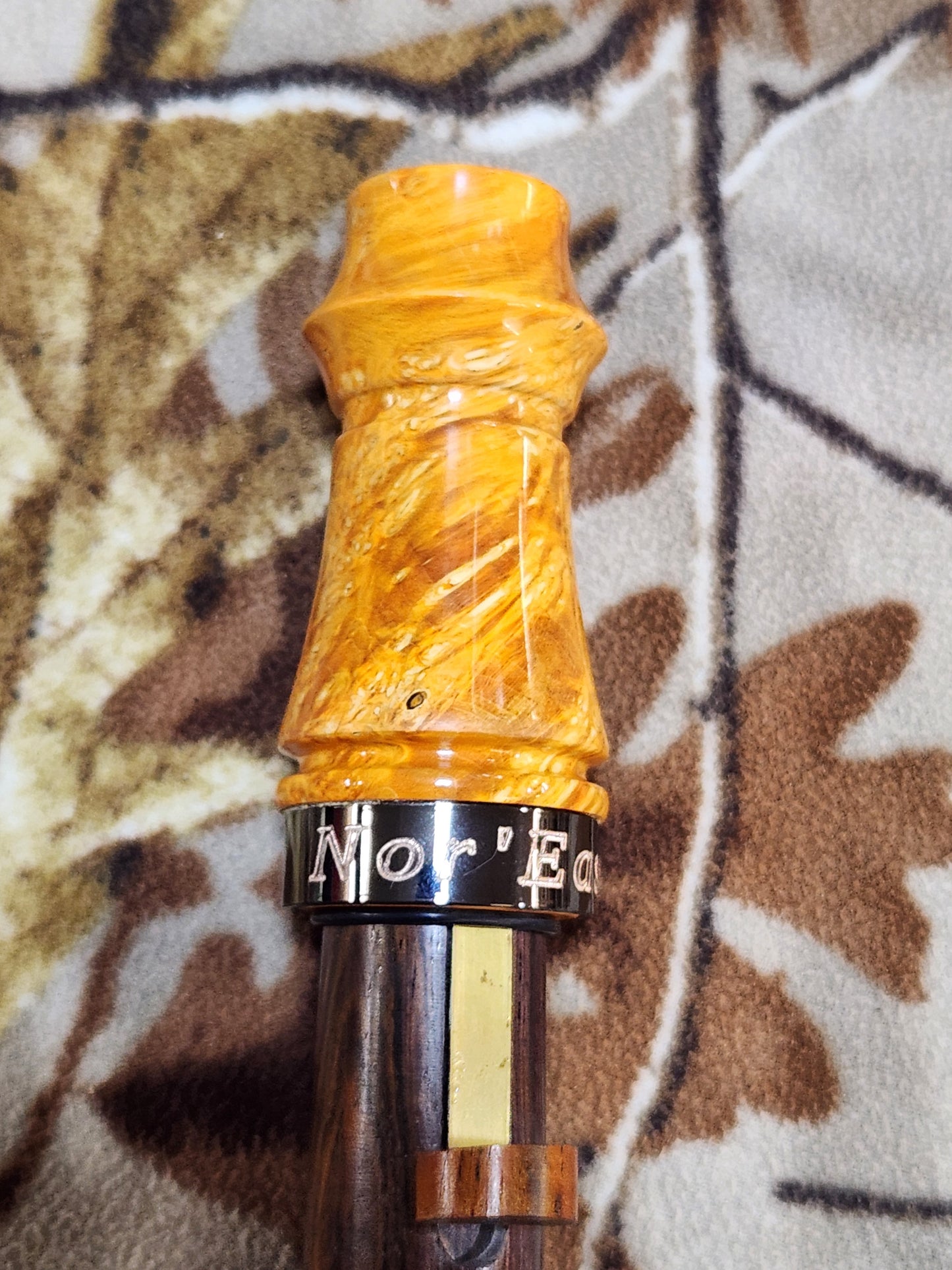 Boxelder burl adjustable deer grunt call