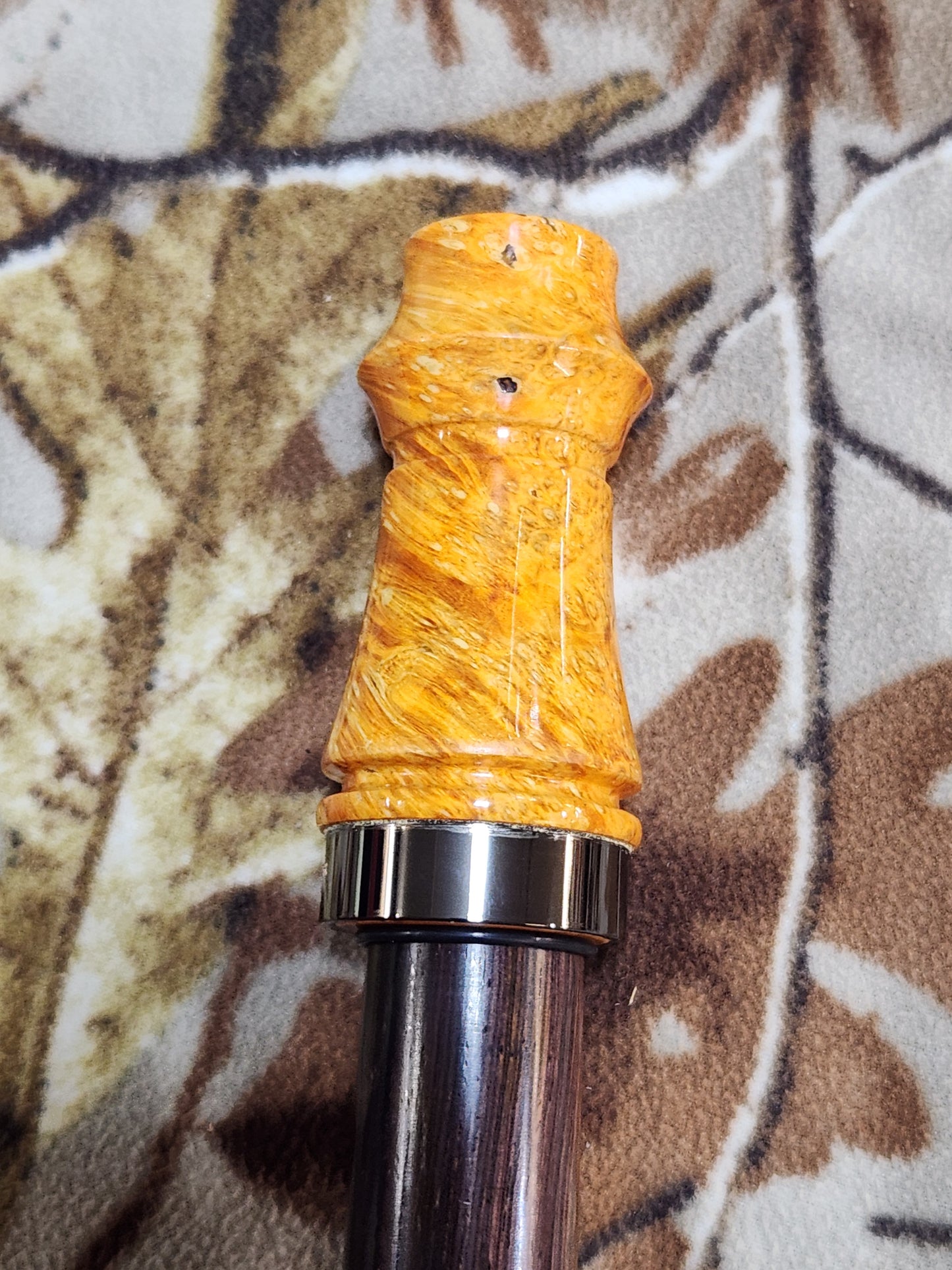 Boxelder burl adjustable deer grunt call