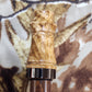 Black ash burl stabilized adjustable deer grunt call