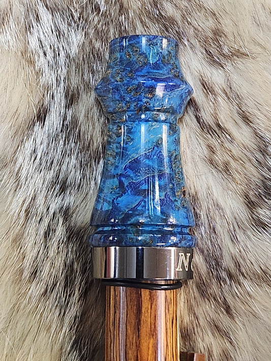 Black ash burl wood adjustable deer grunt call