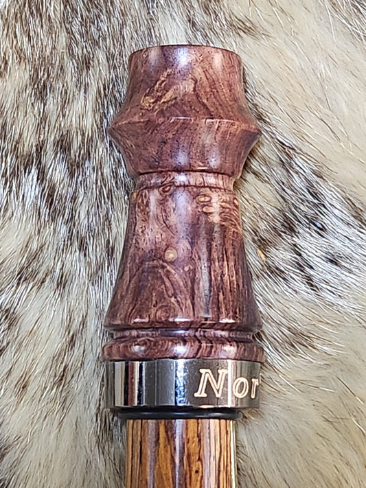 Honduran rose wood burl adjustable deer grunt call