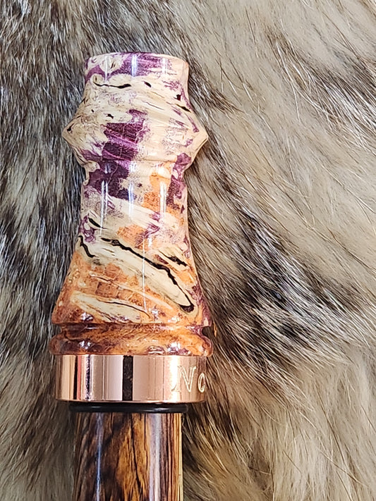 Boxelder burl wood adjustable deer grunt call