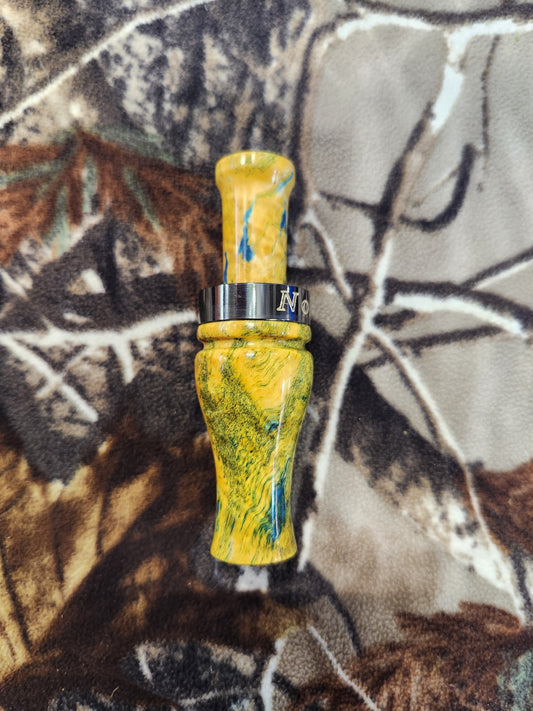 Boxelder burl wood teal and wood duck call