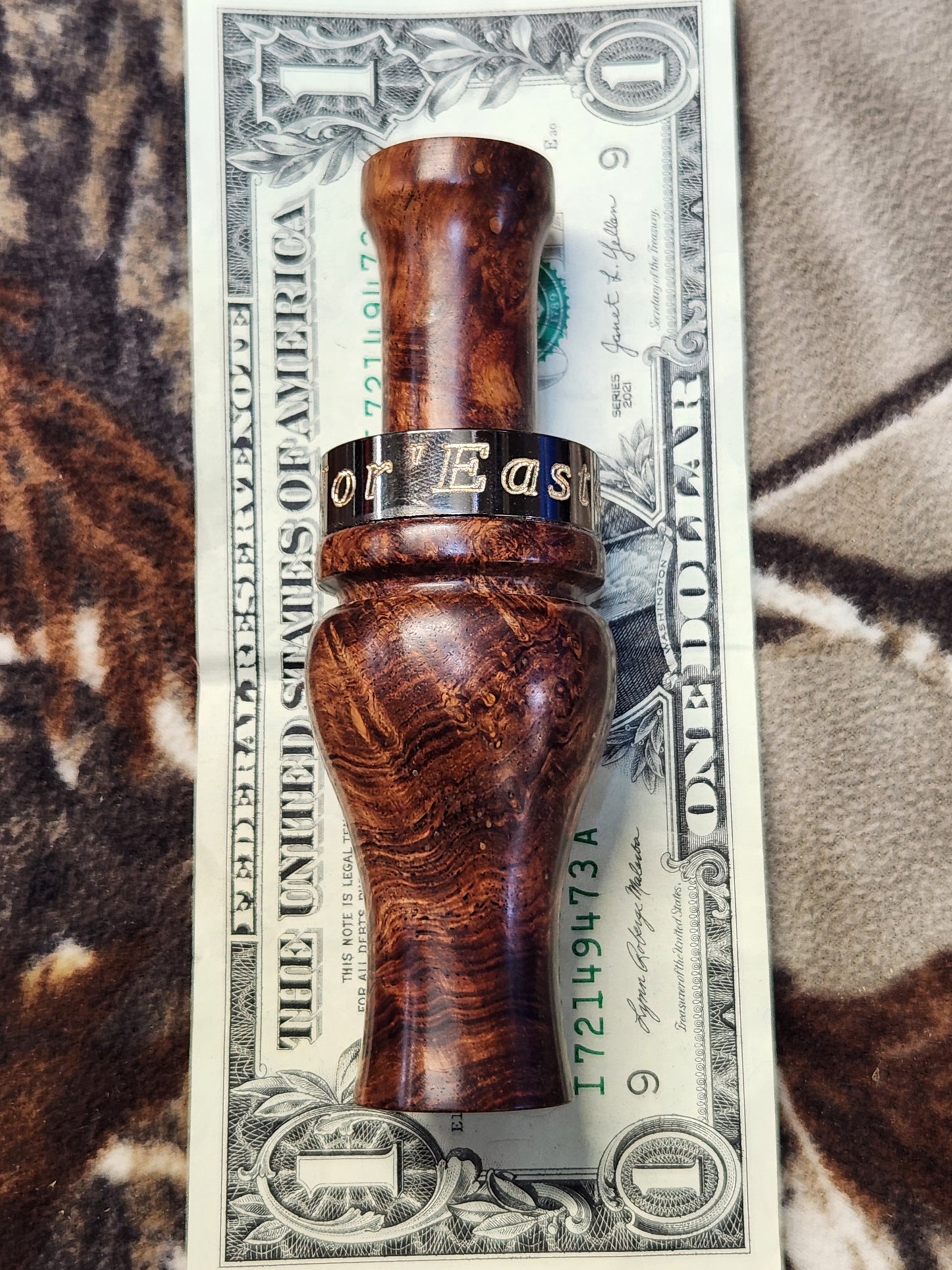 Honduran Rosewood teal and wood duck call