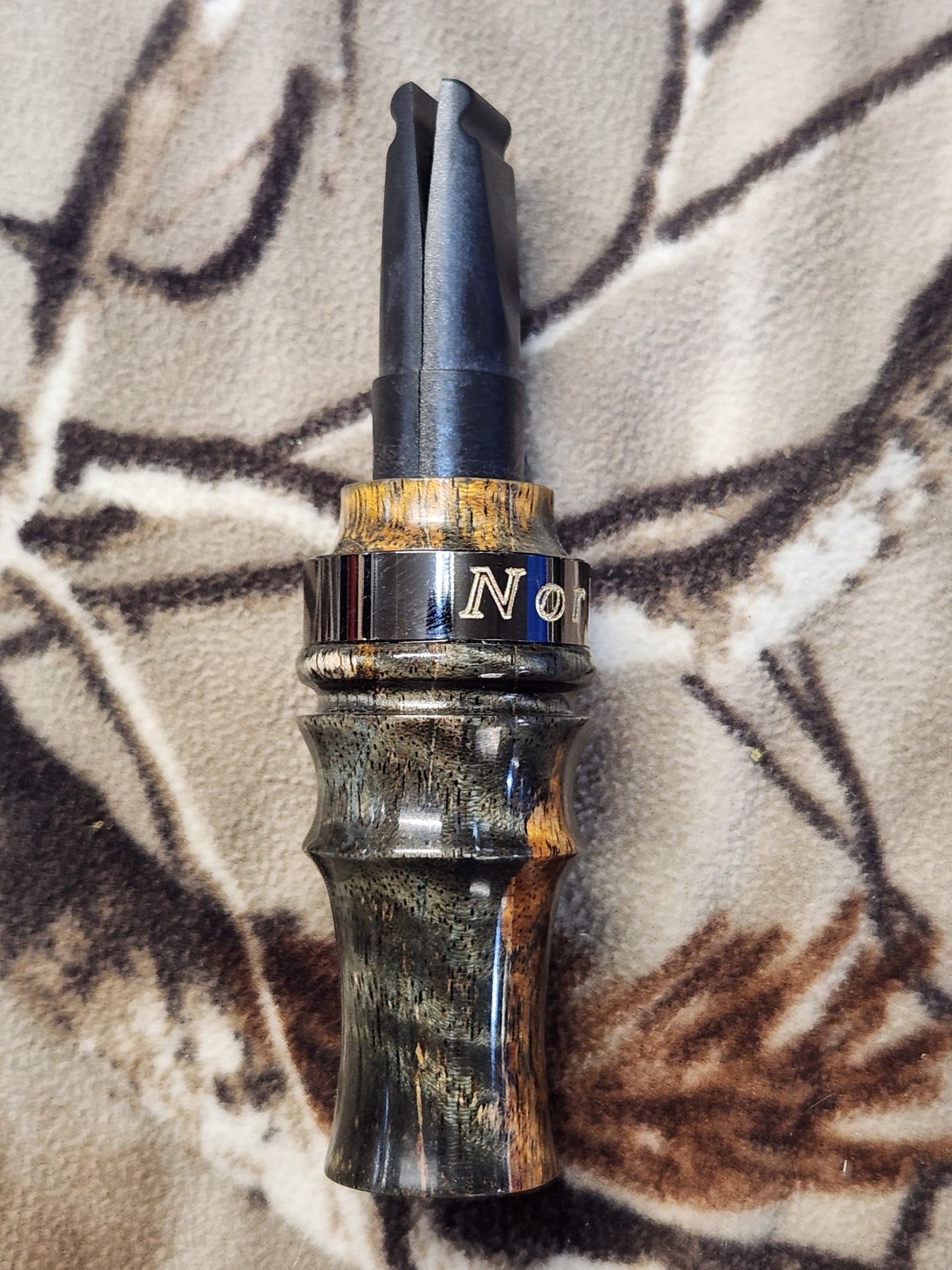Tiger maple burl wood crow Call