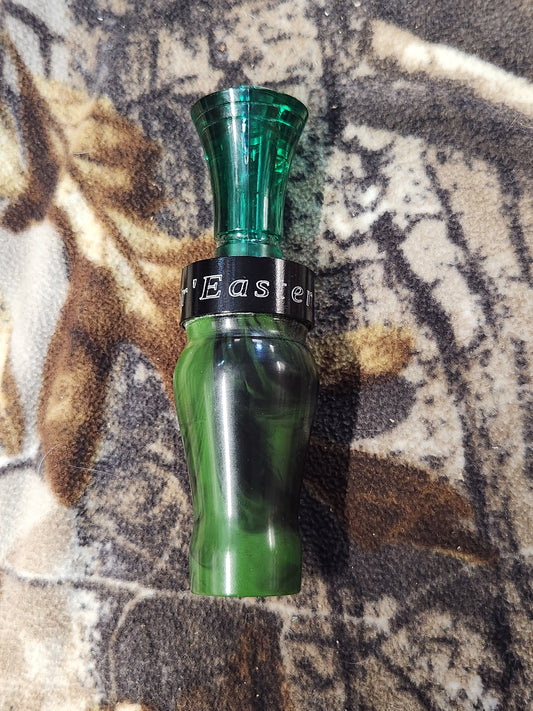 Single reed acrylic duck call