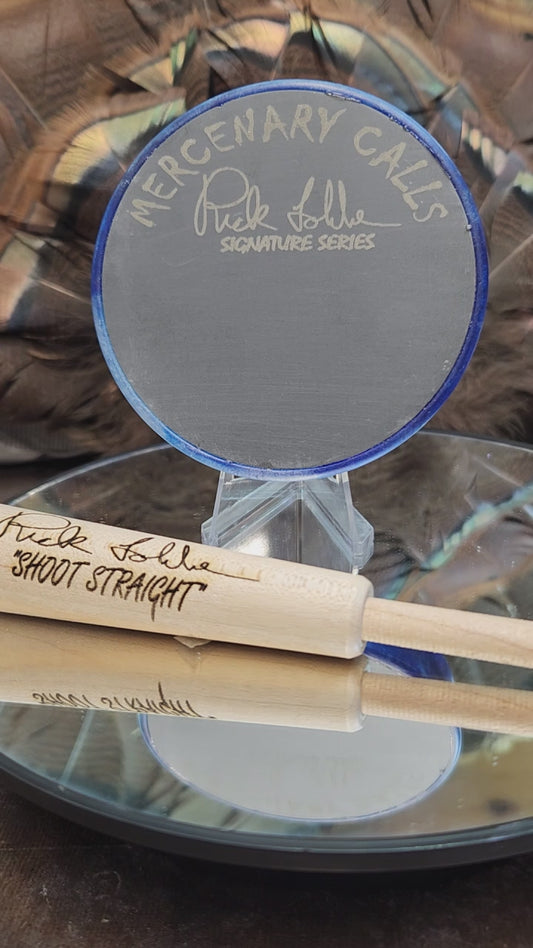 Custom Mercenary windbreaker Rick labbe signature series Turkey pot call C15