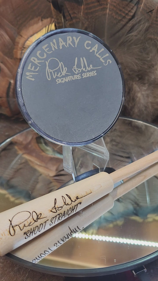 Mercenary windbreaker Rick labbe signature series Turkey pot call LC11