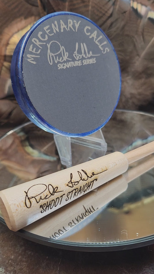 Mercenary windbreaker Rick labbe signature series Turkey pot call C1