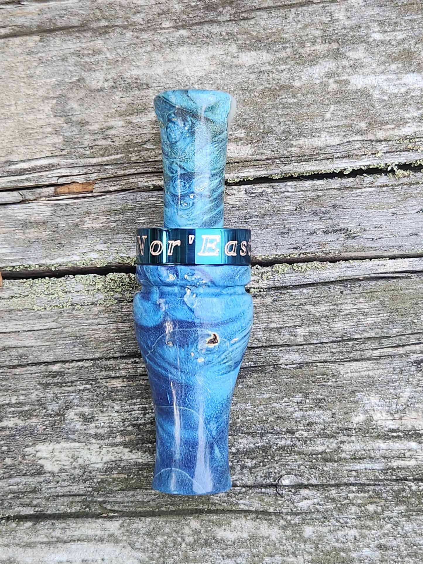 Boxelder burl wood teal and wood duck call