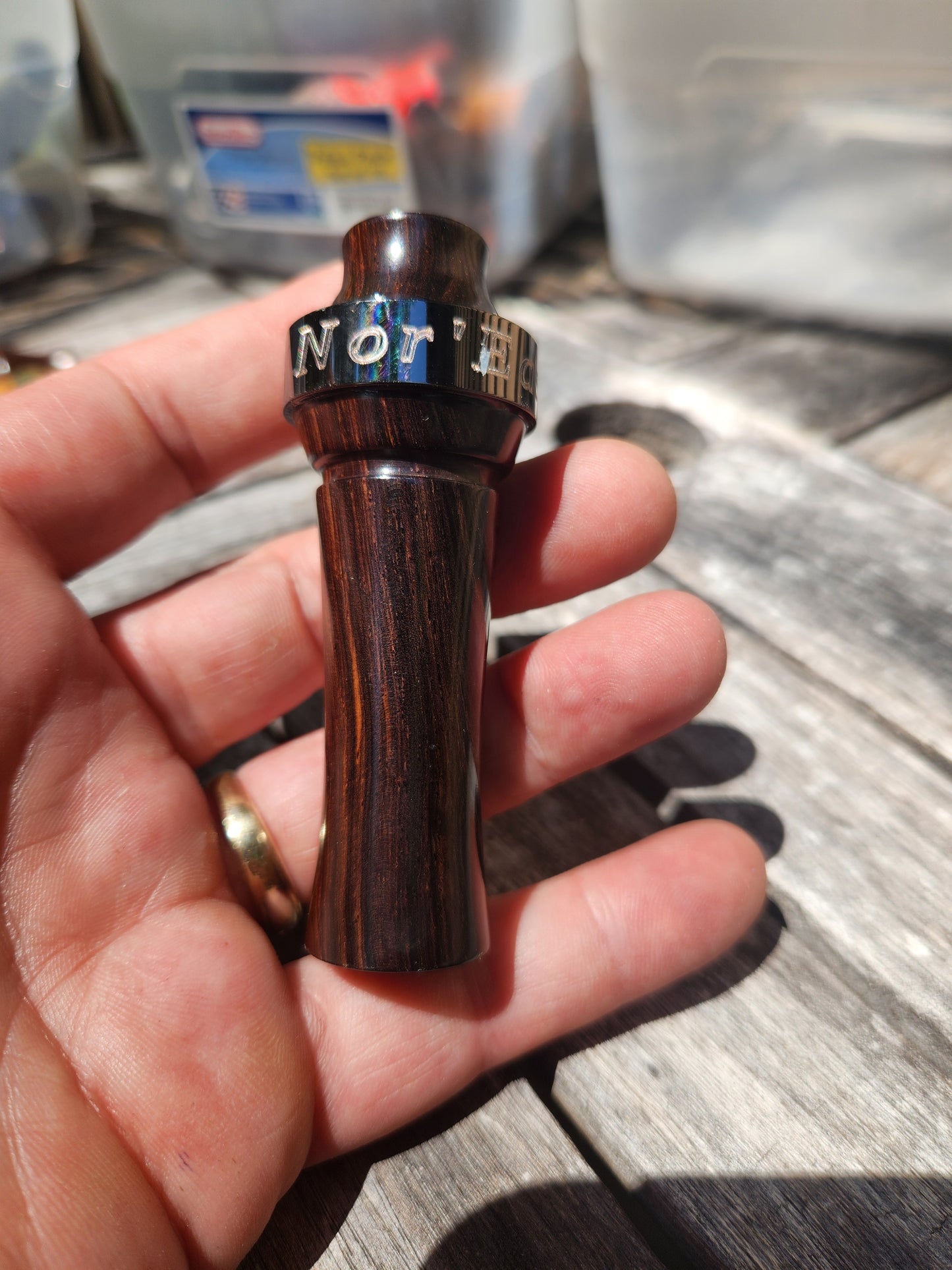 Cocobolo wood rabbit distress call