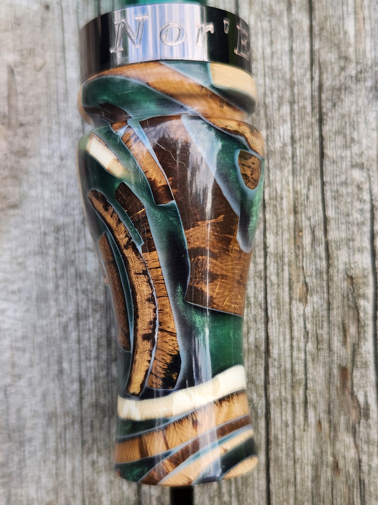 Mammoth ivory pieces in resin (WOW)