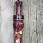 Stabilized and Dyed yellow cedar burl wood duck call